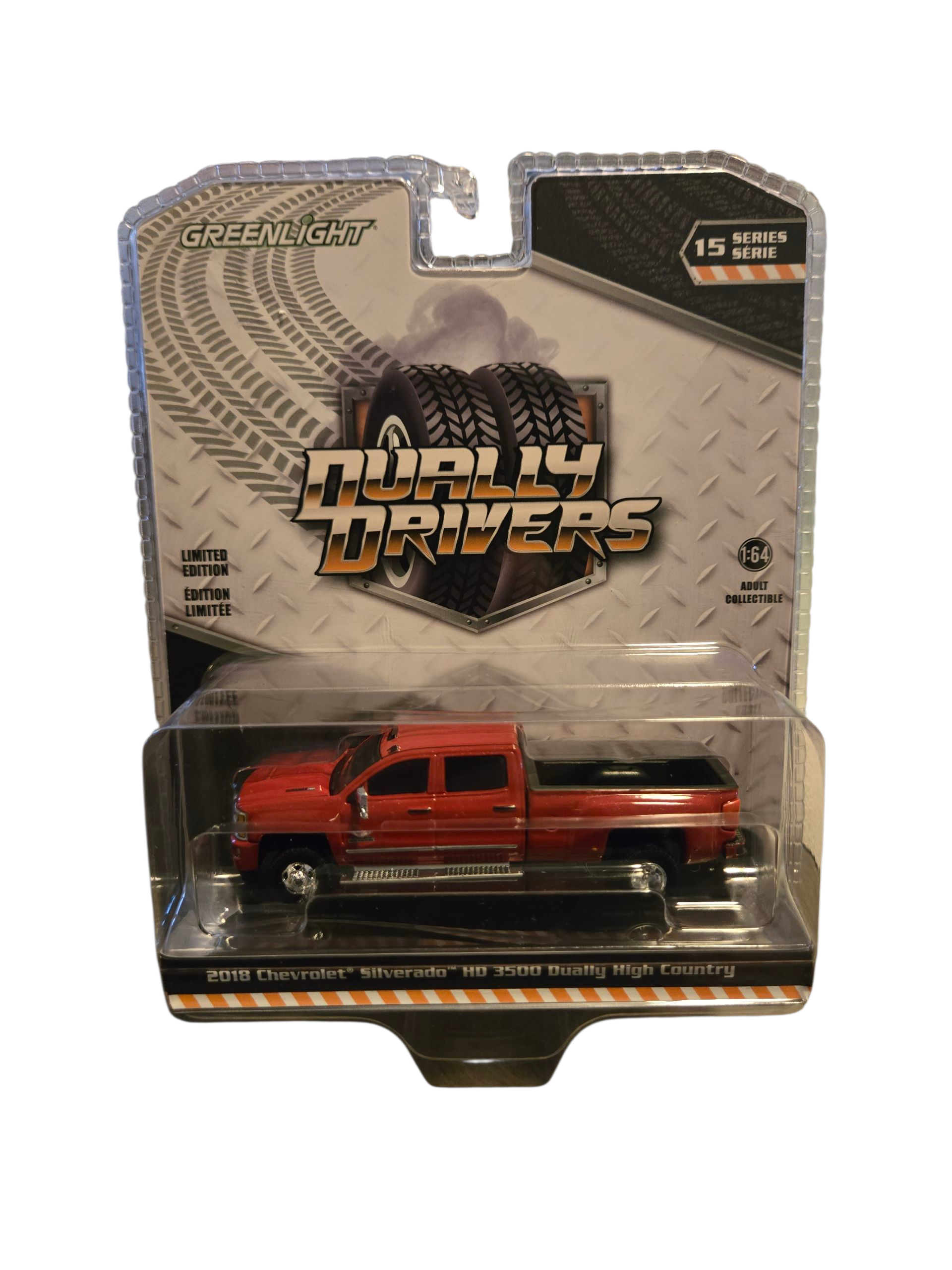 Greenlight Dually Drivers Series 15: 2018 Chevy Silverado 3500 HD High Country