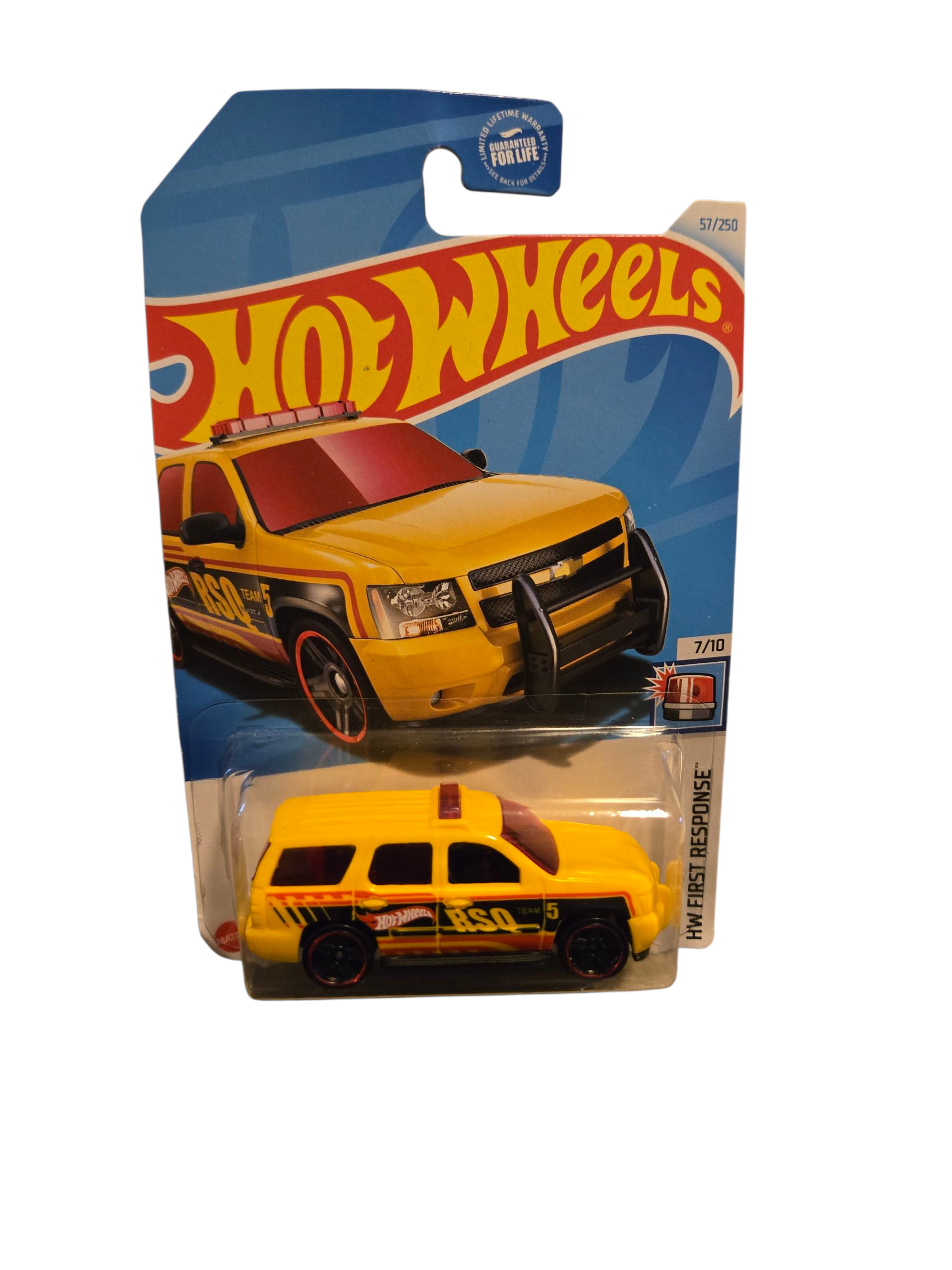 Hot Wheels '07 Chevy Tahoe - HW First Response Series (Yellow) - 57/250