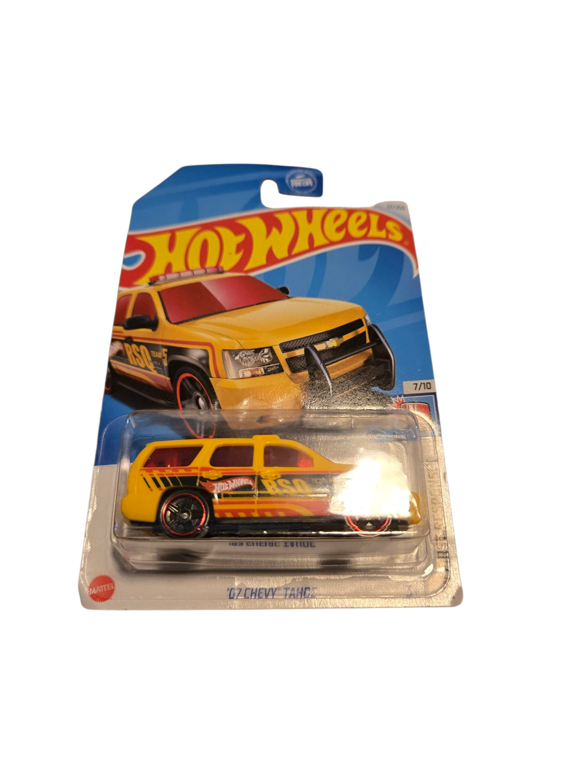 Hot Wheels '07 Chevy Tahoe - HW First Response Series (Yellow) - 57/250