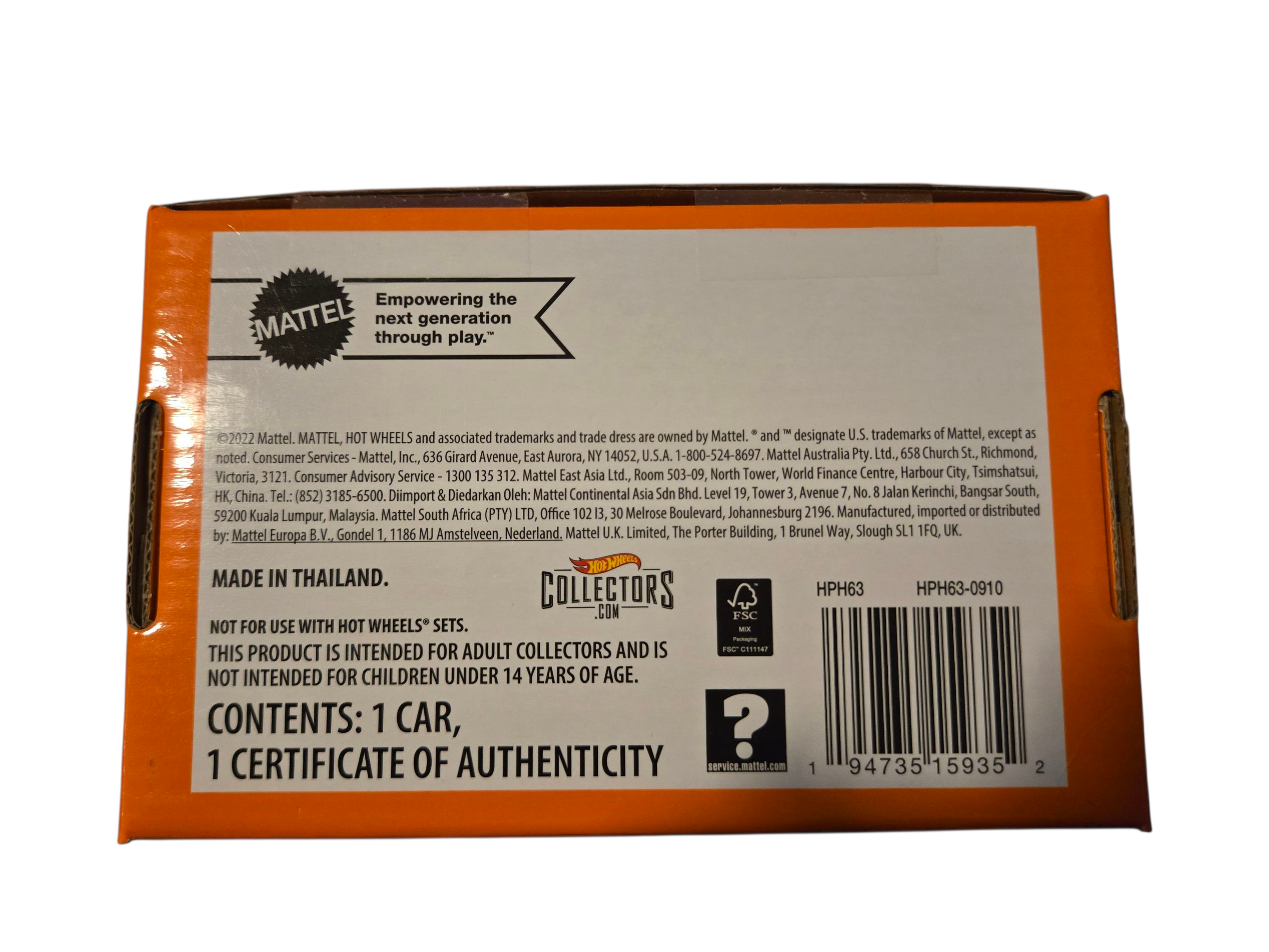 Hot Wheels x Nike x Paul George Circle Tracker - Limited Edition Collector's Car